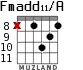 Fmadd11/A para guitarra - versión 6