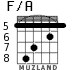 F/A para guitarra - versión 3