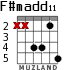 F#madd11 para guitarra - versión 3