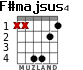 F#majsus4 para guitarra - versión 3