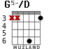 G5-/D para guitarra - versión 2