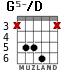 G5-/D para guitarra - versión 4