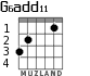 G6add11 para guitarra - versión 1