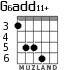 G6add11+ para guitarra - versión 7