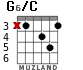 G6/C para guitarra - versión 2