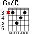 G6/C para guitarra - versión 3