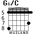 G6/C para guitarra - versión 5