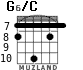 G6/C para guitarra - versión 6