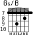 G6/B para guitarra - versión 6