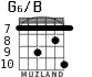 G6/B para guitarra - versión 7