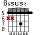 G6sus2 para guitarra - versión 4