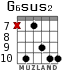 G6sus2 para guitarra - versión 5