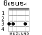 G6sus4 para guitarra - versión 2