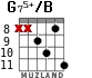 G75+/B para guitarra - versión 2