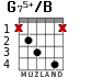 G75+/B para guitarra - versión 3