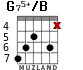 G75+/B para guitarra - versión 4
