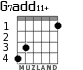 G7add11+ para guitarra - versión 2