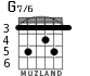G7/6 para guitarra - versión 3