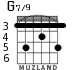 G7/9 para guitarra - versión 5