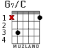 G7/C para guitarra - versión 1