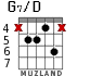 G7/D para guitarra - versión 5