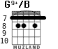 G9+/B para guitarra - versión 4