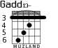 Gadd13- para guitarra - versión 3