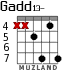 Gadd13- para guitarra - versión 4