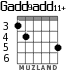 Gadd9add11+ para guitarra - versión 1