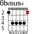 Gb6sus4 para guitarra - versión 2