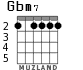 Gbm7 para guitarra - versión 3