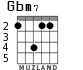 Gbm7 para guitarra - versión 5