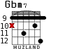 Gbm7 para guitarra - versión 9