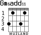 Gm6add11 para guitarra - versión 2