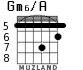 Gm6/A para guitarra - versión 6