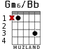 Gm6/Bb para guitarra - versión 2