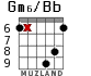Gm6/Bb para guitarra - versión 6