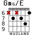 Gm6/E para guitarra - versión 7
