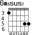 Gm6sus2 para guitarra - versión 2