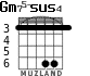 Gm75-sus4 para guitarra - versión 2