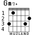 Gm7+ para guitarra - versión 2
