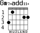 Gm7+add11+ para guitarra - versión 1
