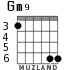 Gm9 para guitarra - versión 4