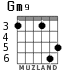 Gm9 para guitarra - versión 5