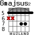 Gmajsus2 para guitarra - versión 3