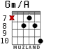 Gm/A para guitarra - versión 12
