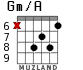 Gm/A para guitarra - versión 9