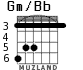 Gm/Bb para guitarra - versión 2