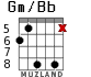 Gm/Bb para guitarra - versión 4