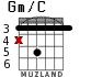 Gm/C para guitarra - versión 2